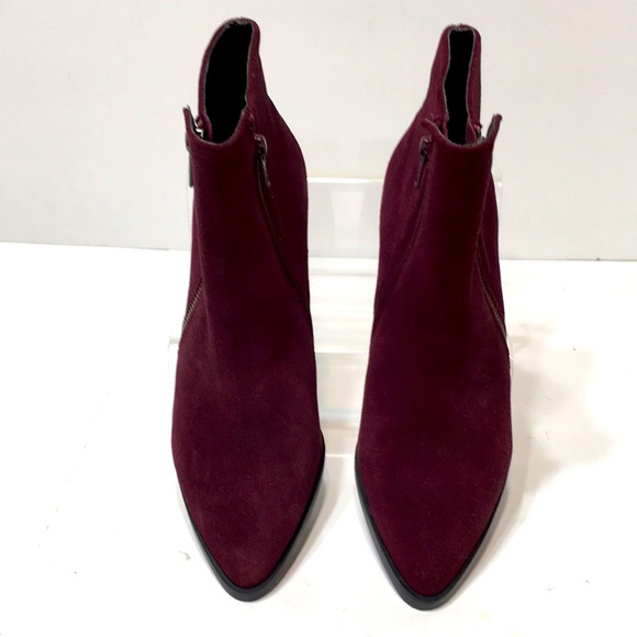 Purple block heel ankle booties Buffalo London EU 38 - Picture 7 of 16